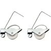 Prime-Line® 2" Steel Wire Spring Tension Roller Assemblies With Plastic Wheels - 2-Pack