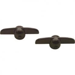 Prime-Line® BronzeDie Cast Casement Window Operator T-Handles With 3/8" Bore - 2-Pack