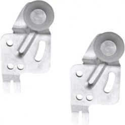 Prime-Line® 3/4" Offset Back Rollers With 3/4" Plastic Flat Edge Wheels - 2 Pack