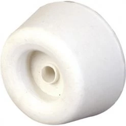 Prime-Line® White Rubber Bypass Door Jamb Bumpers With Screws - 4 Pack