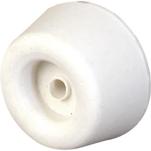 Prime-Line® White Rubber Bypass Door Jamb Bumpers With Screws - 4 Pack 1 Prime-Line® White Rubber Bypass Door Jamb Bumpers With Screws - 4 Pack