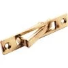 Prime-Line® 3" Hole Center Brass-Plated Diecast Flush Pocket Door Pull
