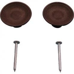 Prime-Line® 1-13/16" Brown Plastic Bifold Door Knobs - 2 Pack