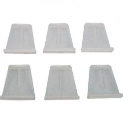 Prime-Line® White Plastic Screen Lift Tabs With 1/4" Span - 6-Pack