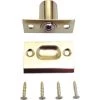 Prime-Line® 2-1/4" Strike Plate Brass-Plated Diecast Bullet Cabinet Catch