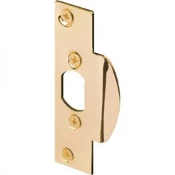 Prime-Line® 1-1/8" X 4-1/4" Polished Brass Steel Security Latch Entry Strike