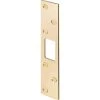Prime-Line® 1-1/8" X 5-7/8" Brass-Plated Steel Security Entry Deadbolt Strike