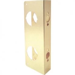 Prime-Line® 1-3/4" Thick Solid Brass Combination Lock & Door Reinforcer