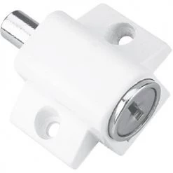 Prime-Line® 1-3/4" White Diecast Keyed Patio Door Lock