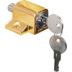 Prime-Line® 1-3/4" Polished Brass Keyed Sash Lock