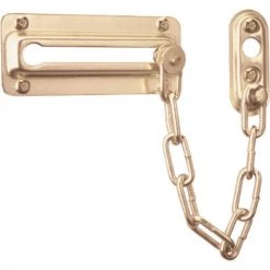 Prime-Line® 3-7/16" Brass-Plated Steel Chain Door Guard