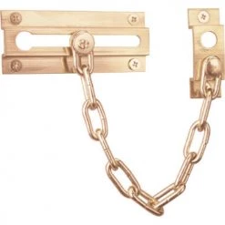 Prime-Line® 3-5/16" Brass Steel Chain Door Guard