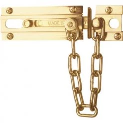 Prime-Line® 3-3/8" Solid Brass Chain Door Guard With Bolt