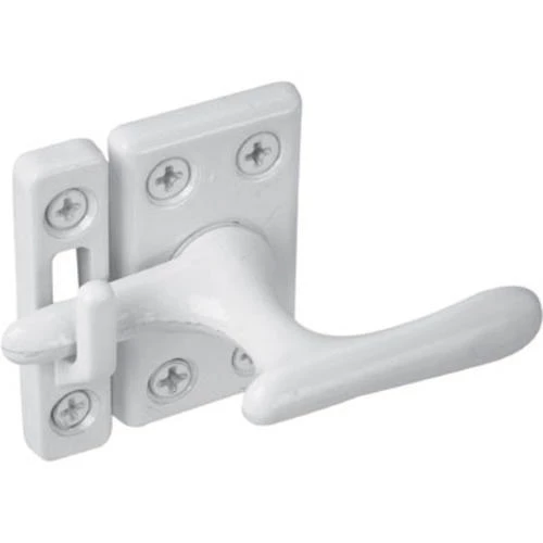 Prime-Line® 2" White Diecast Casement Window Sash Lock With 3 Keepers 1 Prime-Line® 2" White Diecast Casement Window Sash Lock With 3 Keepers