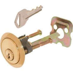 Prime-Line® Brass Diecast Kwikset Rim Cylinder Lock