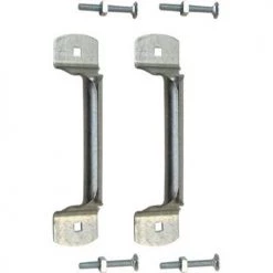 Prime-Line® Overhead Garage Door 5-1/2" Hole Center Steel Bottom Lift Handles With Carriage Bolts