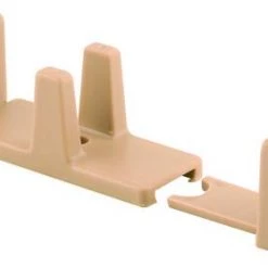 Prime-Line® 2-1/8" X 1" Adjustable Tan Nylon Closet Door Bottom Guides - 2 Pack