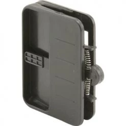 Prime-Line® 3-1/2" Black Plastic Sliding Screen Door Latch And Pull