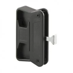 Prime-Line® 3-5/8" Black Plastic Sliding Screen Door Latch And Pull