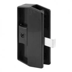 Prime-Line® 3-3/4" Black Plastic Sliding Screen Door Latch And Pull