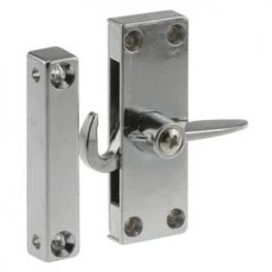 Prime-Line® 2-7/8" Chrome Diecast Left-Handed Sliding Screen Door Latch