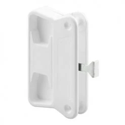 Prime-Line® 3-5/8" White Plastic Sliding Screen Door Latch And Pull