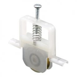 Prime-Line® 1-3/8" Adjustable Thin Plastic Housing Roller Assemblies With 1" Steel Wheels - 2-Pack