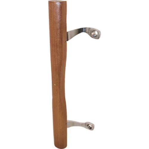 Prime-Line® 9" Die-Cast And Wood Inside Sliding Patio Door Pull 1 Prime-Line® 9" Die-Cast And Wood Inside Sliding Patio Door Pull