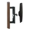 Prime-Line® 3-1/2" Hole Center Black Die-Cast Wood Patio Door Handle