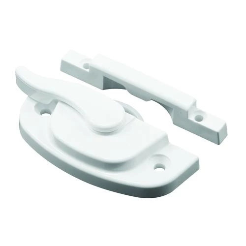 Prime-Line® 1-1/8" White Vinyl Window Sash Lock With 2-1/16" Hole Center Spacing 1 Prime-Line® 1-1/8" White Vinyl Window Sash Lock With 2-1/16" Hole Center Spacing