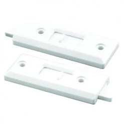 Prime-Line® 2-1/16" Hole Center White Vinyl Window Tilt Latch - 1 Pair