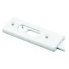 Prime-Line® 2-5/16" Hole Center White Vinyl Window Tilt Latch - 1 Pair