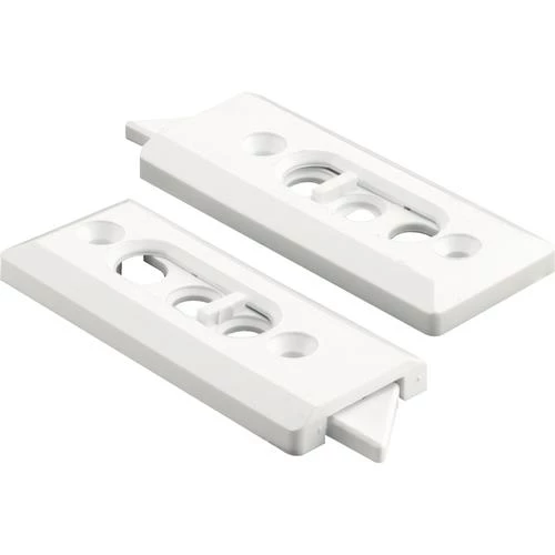 Prime-Line® 2-1/8" Hole Center White Vinyl Window Tilt Latch - 1 Pair 1 Prime-Line® 2-1/8" Hole Center White Vinyl Window Tilt Latch - 1 Pair