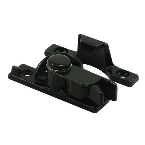 Prime-Line® Bronze Die Cast Anti-Swivel Tab Sash Lock And Keeper With 1-3/4" Hole Center 1 Prime-Line® Bronze Die Cast Anti-Swivel Tab Sash Lock And Keeper With 1-3/4" Hole Center