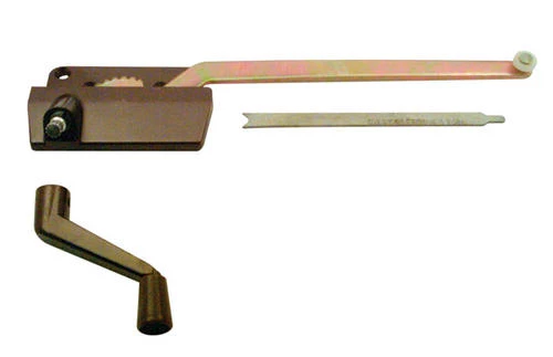 Prime-Line® 13-1/2" Bronze Left-Handed Wood Casement Window Operator 1 Prime-Line® 13-1/2" Bronze Left-Handed Wood Casement Window Operator