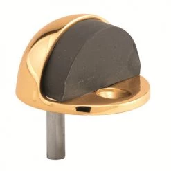 Prime-Line® Polished Brass 1" Tall Dome Floor Doorstop