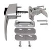 Prime-Line® 1-3/4" Hole Center Aluminum Push Button Storm Door Latch Assembly
