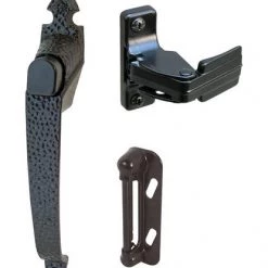 Prime-Line® 1-3/4" Hole Center Black Colonial Push Button Storm Door Latch Assembly