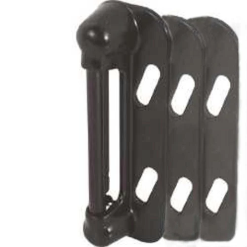 Prime-Line® 1-1/8" Hole Center Adjustable Black Aluminum Strike Plate With 2 Shims 1 Prime-Line® 1-1/8" Hole Center Adjustable Black Aluminum Strike Plate With 2 Shims