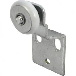 Prime-Line® 1/2" Offset Back Rollers With 3/4" Plastic Convex Wheels Zinc Finish - 2 Pack