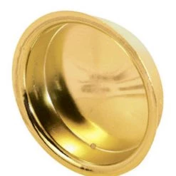 Prime-Line® 1-3/4" Brass-Plated Steel Bypass Door Pulls - 2 Pack