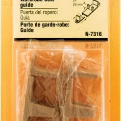 Prime-Line® 2-1/8" X 1" Adjustable Tan Nylon Closet Door Bottom Guides - 2 Pack -Prime-Line Sales Shop N7316