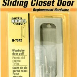 Prime-Line® 3-1/4" Satin Nickel Oblong Closet Door Pulls - 2 Pack -Prime-Line Sales Shop N7342