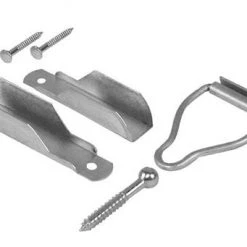 Prime-Line® 3/8" Span Mill Finish Aluminum Screen Hanger And Latch Set