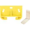 Prime-Line 1-5/16" Yellow Plastic Drawer Track Guide Kit