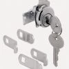 Prime-Line® Nickel-Plated 5-Pin Tumbler Mailbox Key Lock With 5 Cam Options