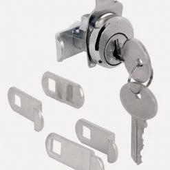 Prime-Line® Nickel-Plated 5-Pin Tumbler Mailbox Key Lock With 5 Cam Options