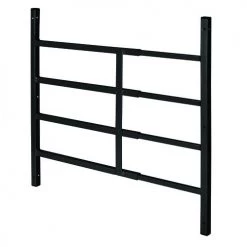Prime-Line Segal 15-3/4"-22"W X 21-1/4"H Black 4-Bar Fixed Window Safety Guard
