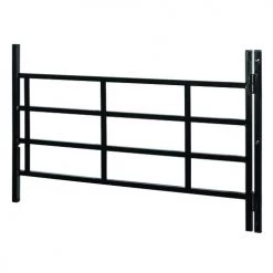 Prime-Line Segal 14"-22"W X 21-1/4"H Black 4-Bar Hinged Window Safety Guard