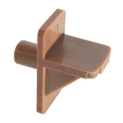 Prime-Line® 1/4" X 5/16" Brown Plastic Angle Shelf Supports - 8 Pack